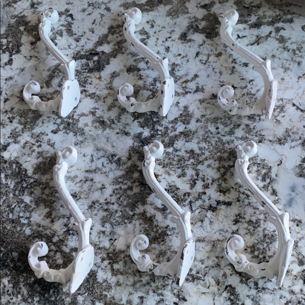 Antique chippy hooks